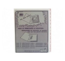 SEPARADOR JS CARTULINA MES OFICIO (X1)